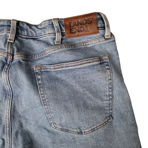 Lands End Mens Square Rigger Straight Leg Denim Jeans Size 37x29 Traditional Fit - Picture 6 of 12